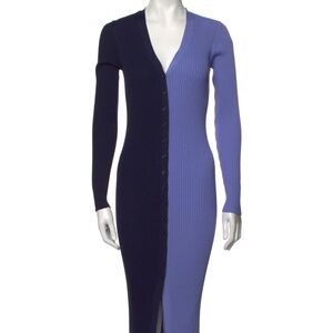 STAUD Color Block Dress